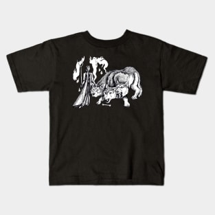 Hades und Cerberus Kids T-Shirt